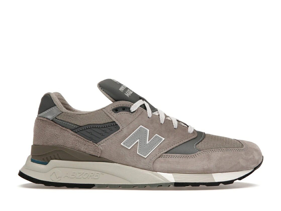 ＼百貨店大売り出し／1000円引き換え証ふり出し中！New Balance ニュー平衡にする 998 中核グループ お手伝いさん はたご屋 USA 薄墨色しろがね色 ニュー平衡にする U998GR メンズ スニーカー 駈けっくらシューズ 19SX-20260508125623-045