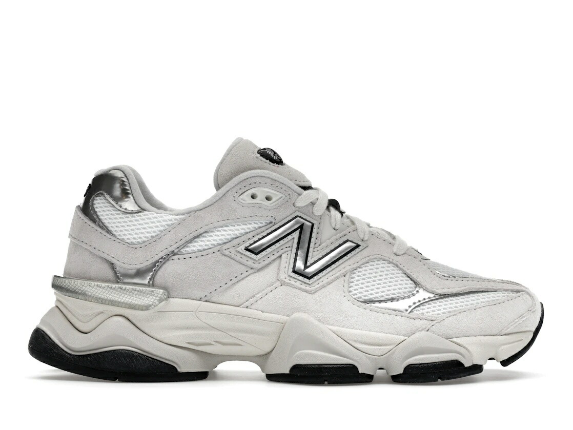 ＼百貨店大売り出し／1000円引き換え証書き著す中！New Balance New Balance 9060 White Black Metallic Silver ニュー平衡にする U9060JRB メンズ スニーカー 駈けっくらシューズ 19SX-20260508125623-081