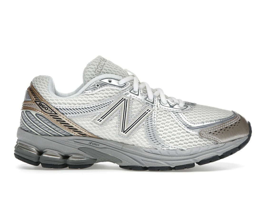 ＼百貨店大売り出し／1000円引き換え証書き著す中！New Balance New Balance 860v2 Sea Salt Gold Metallic ニュー平衡にする ML860SG2 メンズ スニーカー 駈けっくらシューズ 19SX-20260508125623-225