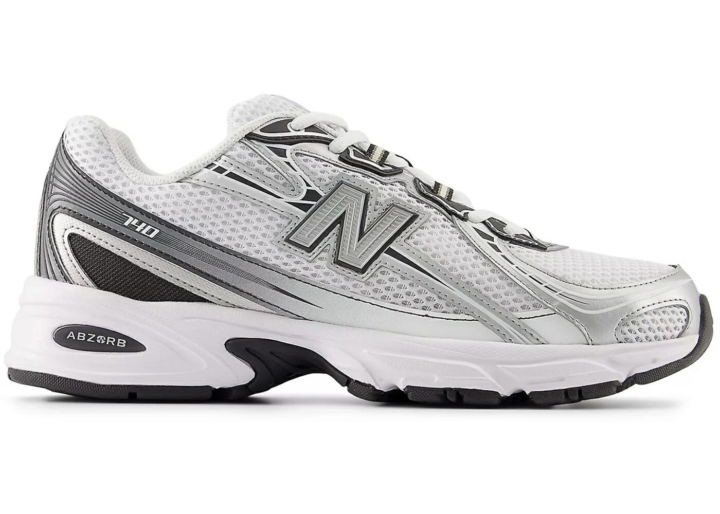 ＼百貨店大売り出し／1000円クーポン券振り出し中！New Balance New Balance 740 White Metallic Silver Black ニュー平衡にする U740PH2 メンズ スニーカー 駈けっくらシューズ 19SX-20260508125623-274