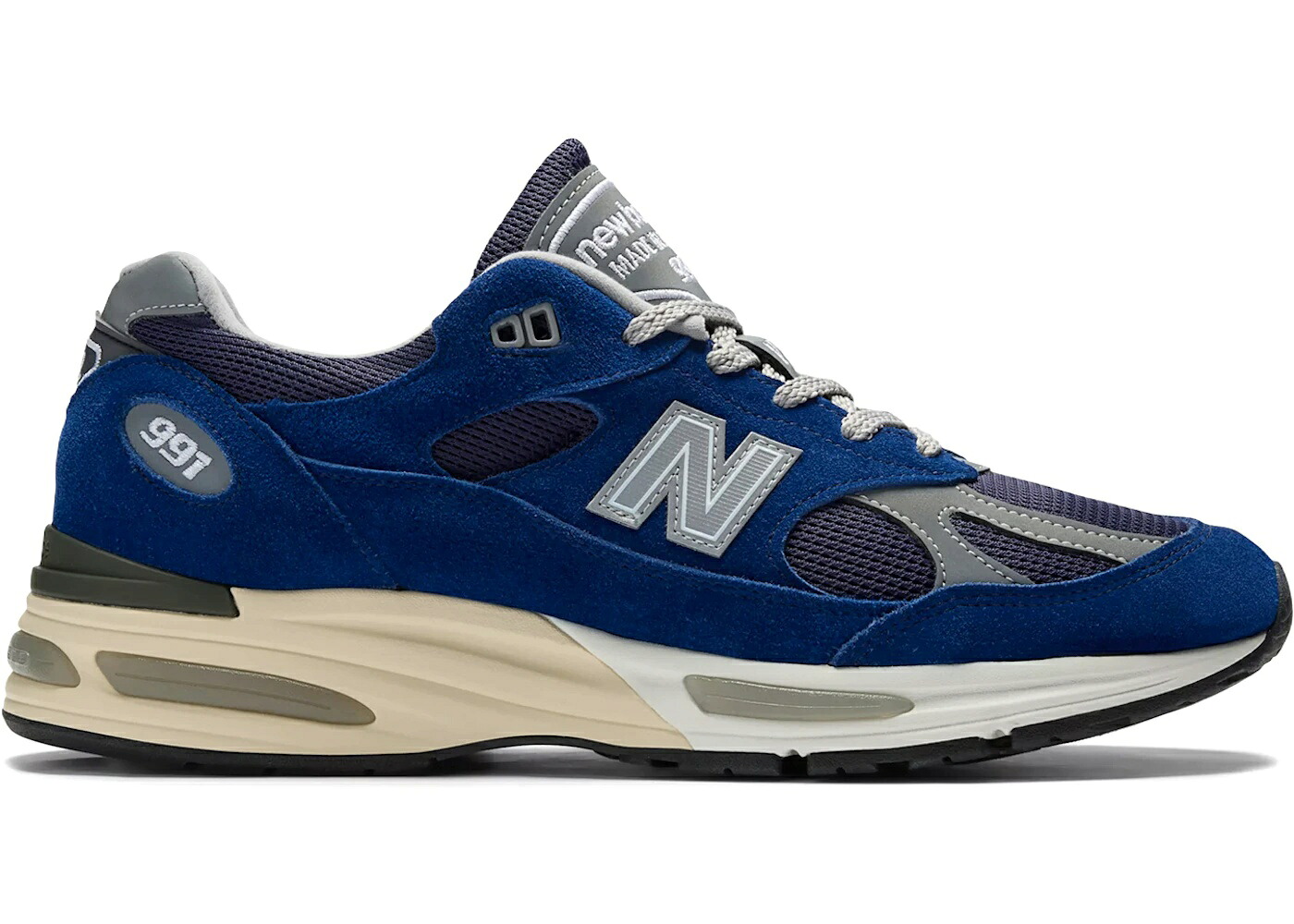 ＼百貨店大売り出し／1000円引き換え証書き著す中！New Balance New Balance 991v2 MiUK Limoges Pageant Blue ニュー平衡にする U991VB2 メンズ スニーカー 駈けっくらシューズ 19SX-20260508125623-368