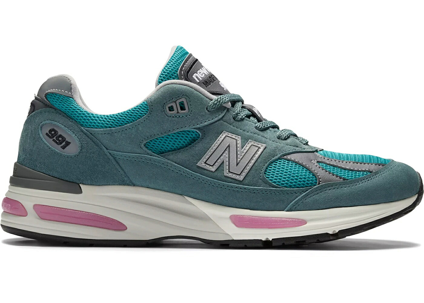 ＼百貨店大売り出し／1000円引き換え証ふり出し中！New Balance New Balance 991v2 MiUK Porcelain Green ニュー平衡にする U991TT2 メンズ スニーカー 駈けっくらシューズ 19SX-20260508125623-434