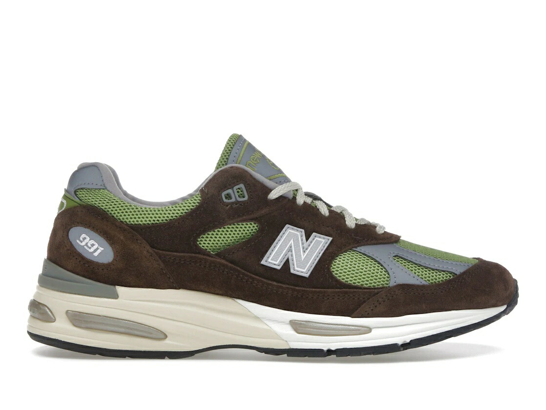 ＼百貨店大売り出し／1000円引き換え証書き著す中！New Balance New Balance 991v2 MiUK Danille Cathari x Kith Reverse Matcha ニュー平衡にする U991CK2 メンズ スニーカー 駈けっくらシューズ 19SX-20260508125623-466
