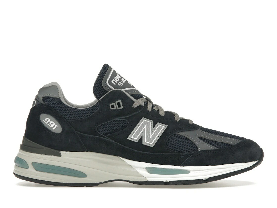 ＼百貨店大売り出し／1000円引き換え証書き著す中！New Balance New Balance 991v2 MiUK Dark Navy ニュー平衡にする U991NV2 メンズ スニーカー 駈けっくらシューズ 19SX-20260508125623-470
