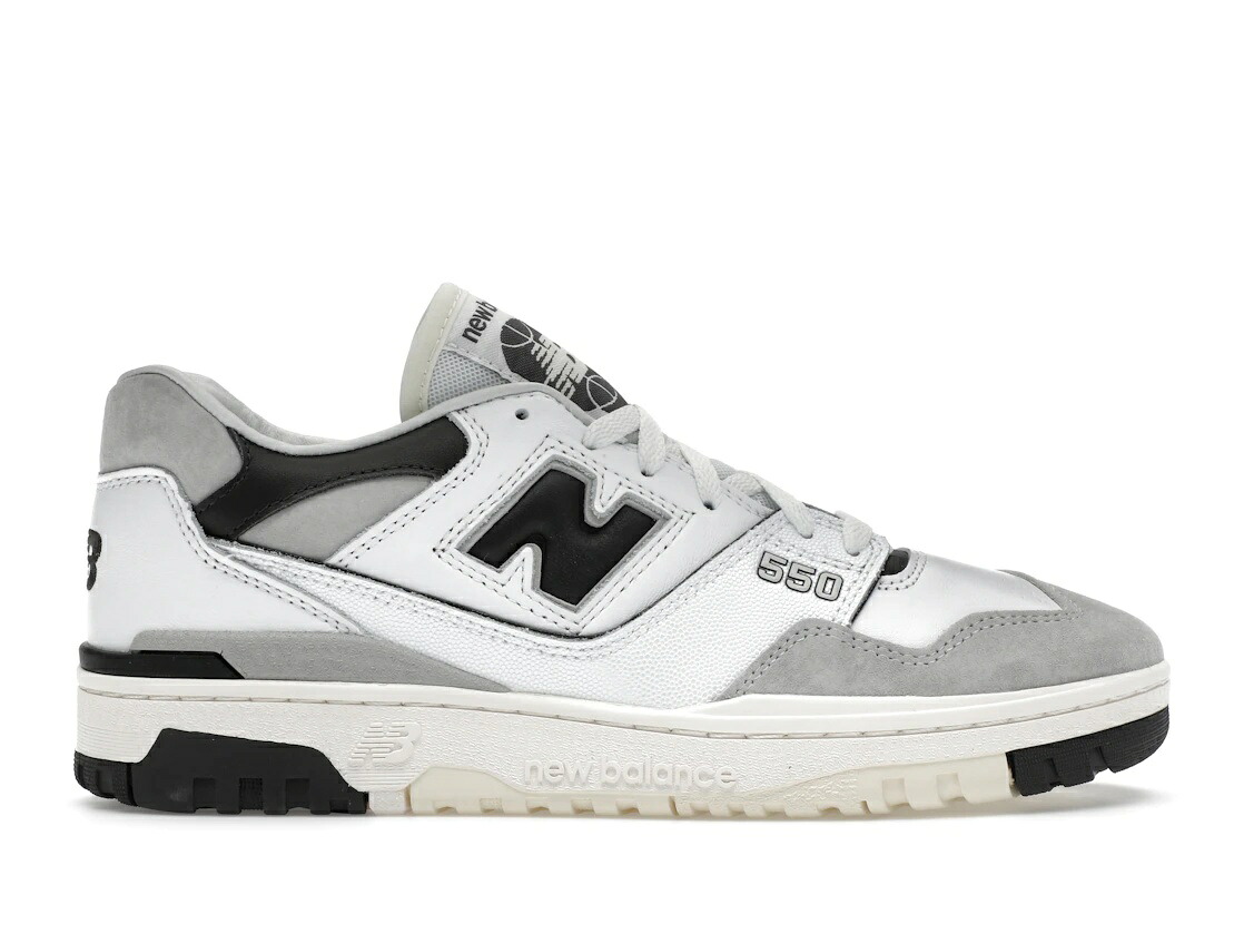 ＼百貨店大売り出し／1000円引き換え証ふり出し中！New Balance New Balance 550 Grey White Black ニュー平衡にする BB550GWB メンズ スニーカー 駈けっくらシューズ 19SX-20260508125623-477