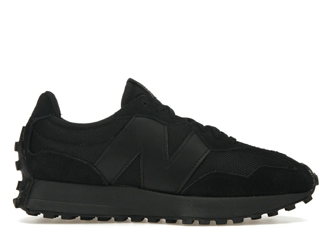 ＼百貨店大売り出し／1000円引き換え証書き著す中！New Balance New Balance 327 Black White Tongue Logo ニュー平衡にする MS327CTB メンズ スニーカー 駈けっくらシューズ 19SX-20260508125623-510