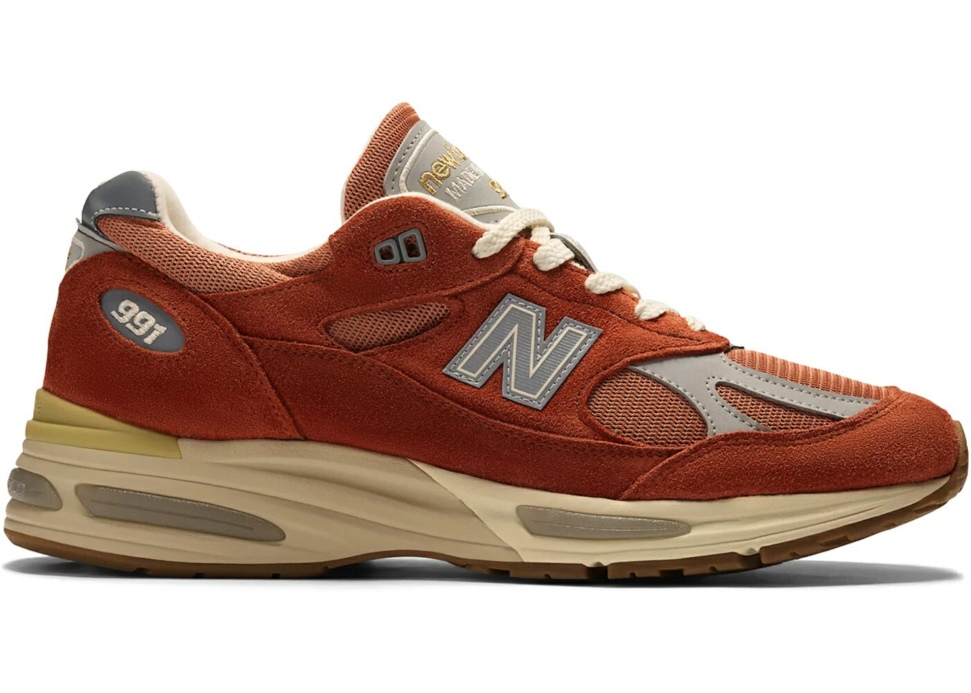 ＼百貨店大売り出し／1000円引き換え証書き著す中！New Balance New Balance 991v2 MiUK Potters Clay ニュー平衡にする U991SS2 メンズ スニーカー 駈けっくらシューズ 19SX-20260508125623-569