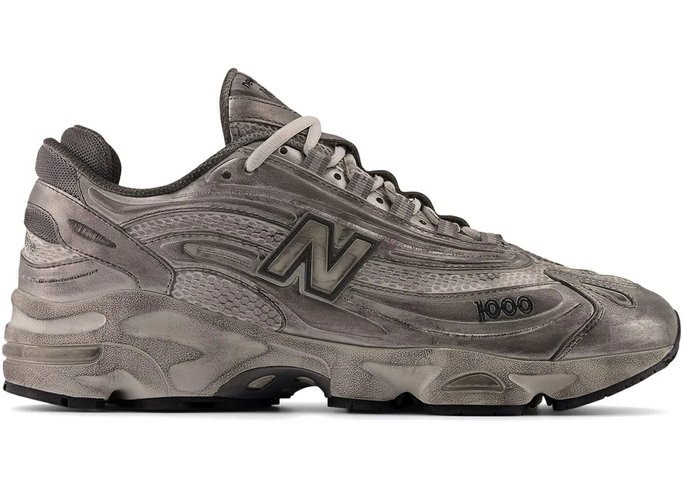 ＼百貨店大売り出し／1000円引き換え証書き著す中！New Balance New Balance 1000 Silver Metallic Distressed ニュー平衡にする M1000G メンズ スニーカー 駈けっくらシューズ 19SX-20260508125623-596