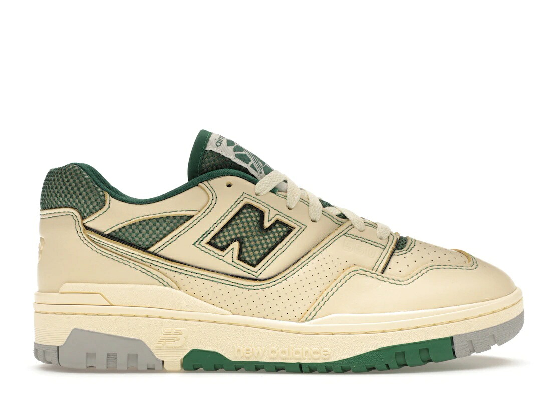 ＼百貨店大売り出し／1000円引き換え証書き著す中！New Balance エメ レオン ドレ × ニュー平衡にする 550 マサリク・コミュニティジム 緑であること ニュー平衡にする BB550AY1 メンズ スニーカー 駈けっくらシューズ 19SX-20260508125623-725
