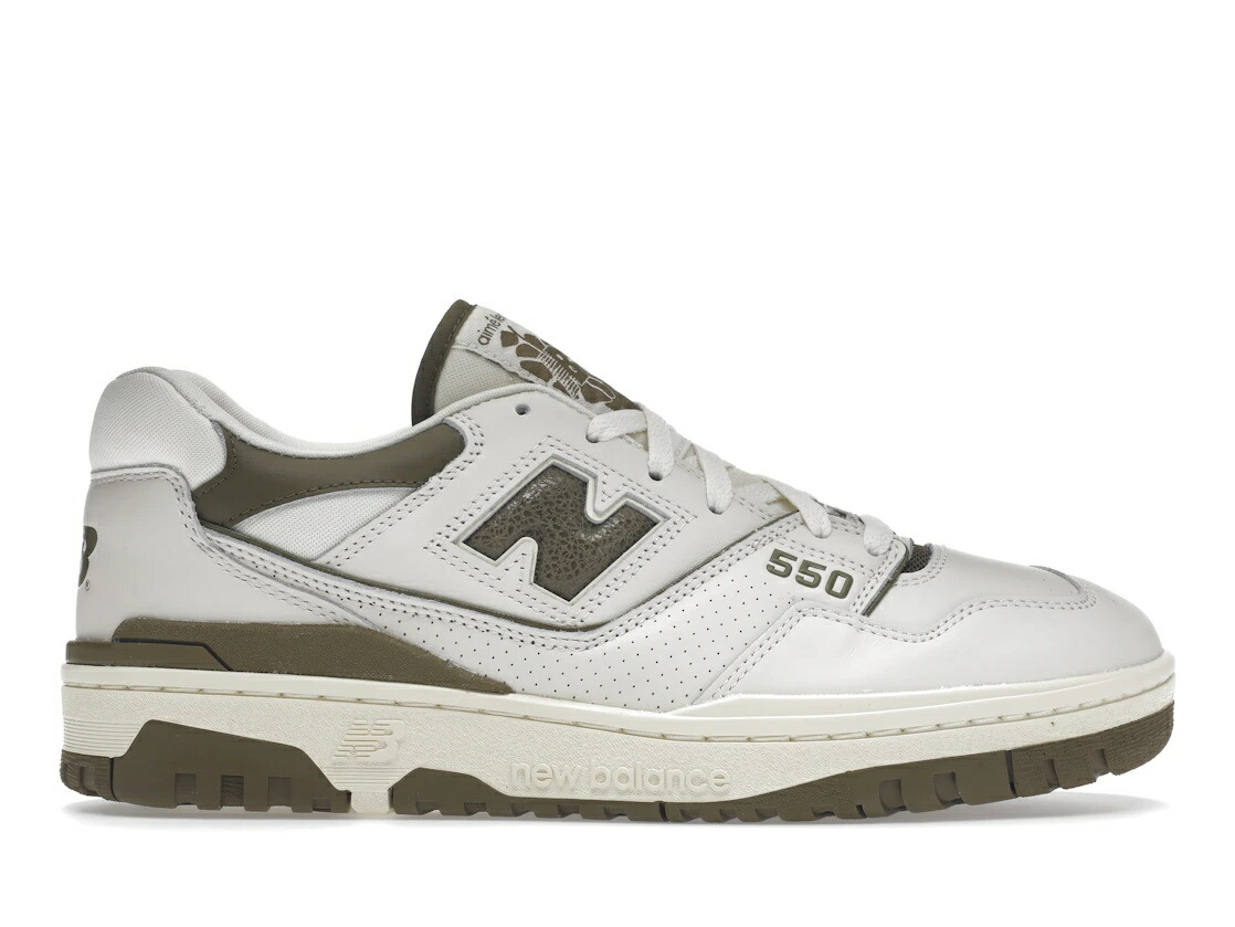 ＼百貨店大売り出し／1000円引き換え証書き著す中！New Balance エメ レオン ドレ × ニュー平衡にする 550 オリーブ ニュー平衡にする BB550AD1 メンズ スニーカー 駈けっくらシューズ 19SX-20260508125623-887