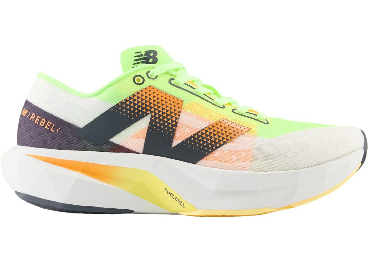 ＼百貨店大売り出し／1000円引き換え証書き著す中！New Balance ニュー平衡にする フューエルセル 気泡管水準器 v4 ブリーチドライム 奇怪千万 熱っぽいマンゴー ニュー平衡にする MFCXLL4 メンズ スニーカー 駈けっくらシューズ 19SX-20260508125623-960