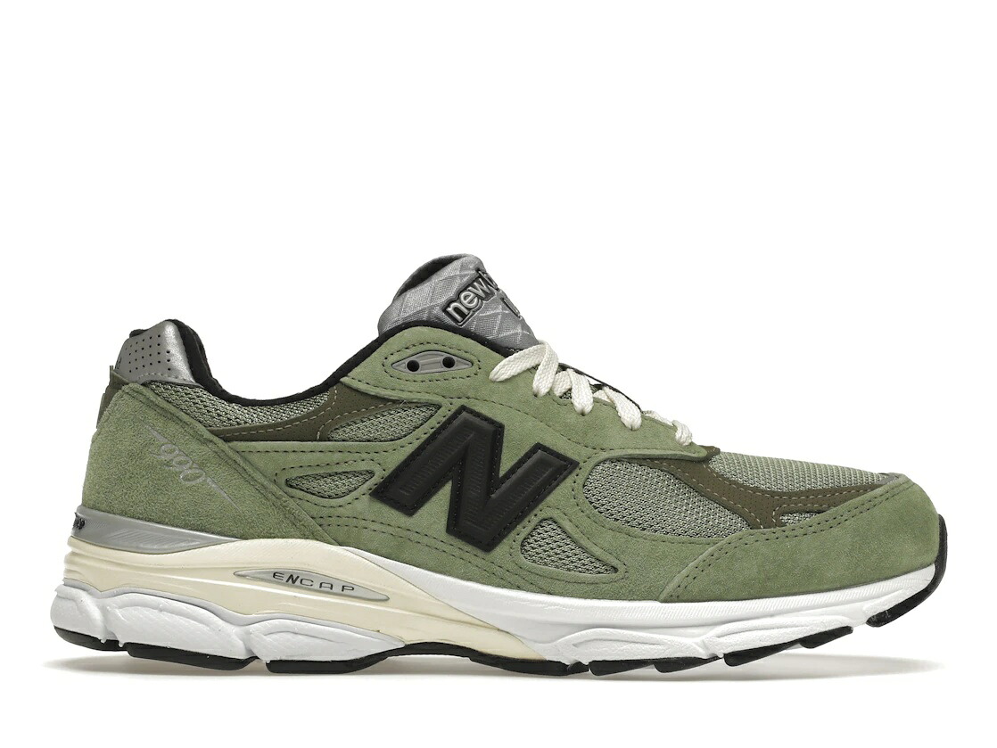 ＼百貨店大売り出し／1000円引き換え証ふり出し中！New Balance ジョウンド × ニュー平衡にする 990v3 お手伝いさん はたご屋 USA オリーブ ニュー平衡にする M990JD3 メンズ スニーカー 駈けっくらシューズ 19SX-20260508125623-965