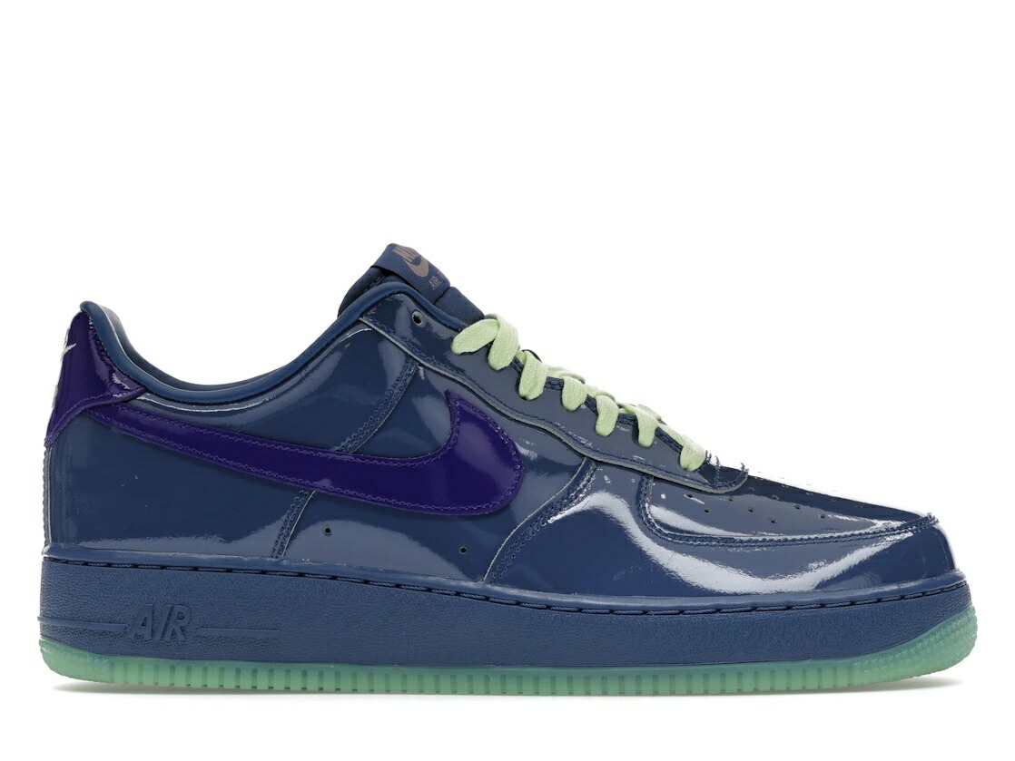 【今なら銀行割引引き換え証書き著す中】Nike Nike Air Force 1 Low Patent Leather Mystic Navy Grape Ice ナイキ IO4489-400 メンズ スニーカー 駈けっくらシューズ 19SX-20260508125615-015