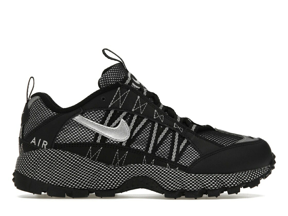 【今なら銀行割引引き換え証書き著す中】Nike ナイキ エア湖 フマラ QS 黒いこと メタリックシルバー ナイキ FJ7098-002 メンズ スニーカー 駈けっくらシューズ 19SX-20260508125615-169
