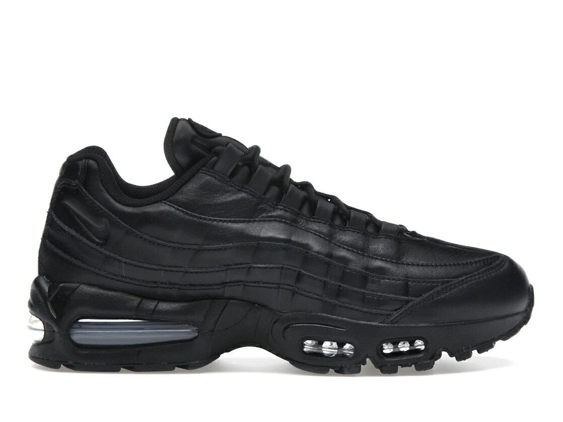 【今なら銀行割引引き換え証書き著す中】Nike Nike Air Max 95 QS Big Bubble Black Leather ナイキ IM0696-001 メンズ スニーカー 駈けっくらシューズ 19SX-20260508125615-182