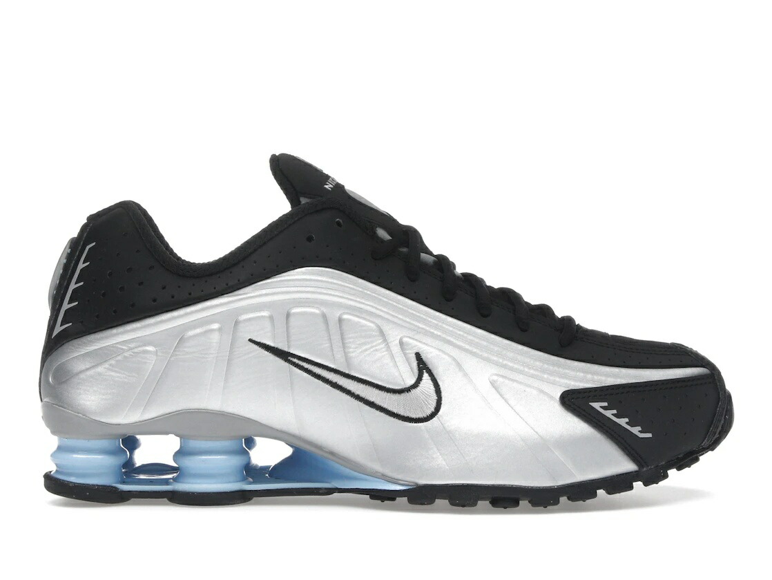 【今なら銀行割引引き換え証書き著す中】Nike Nike Shox R4 Metallic Silver Black Psychic Blue ナイキ HQ1988-004 メンズ スニーカー 駈けっくらシューズ 19SX-20260508125615-210