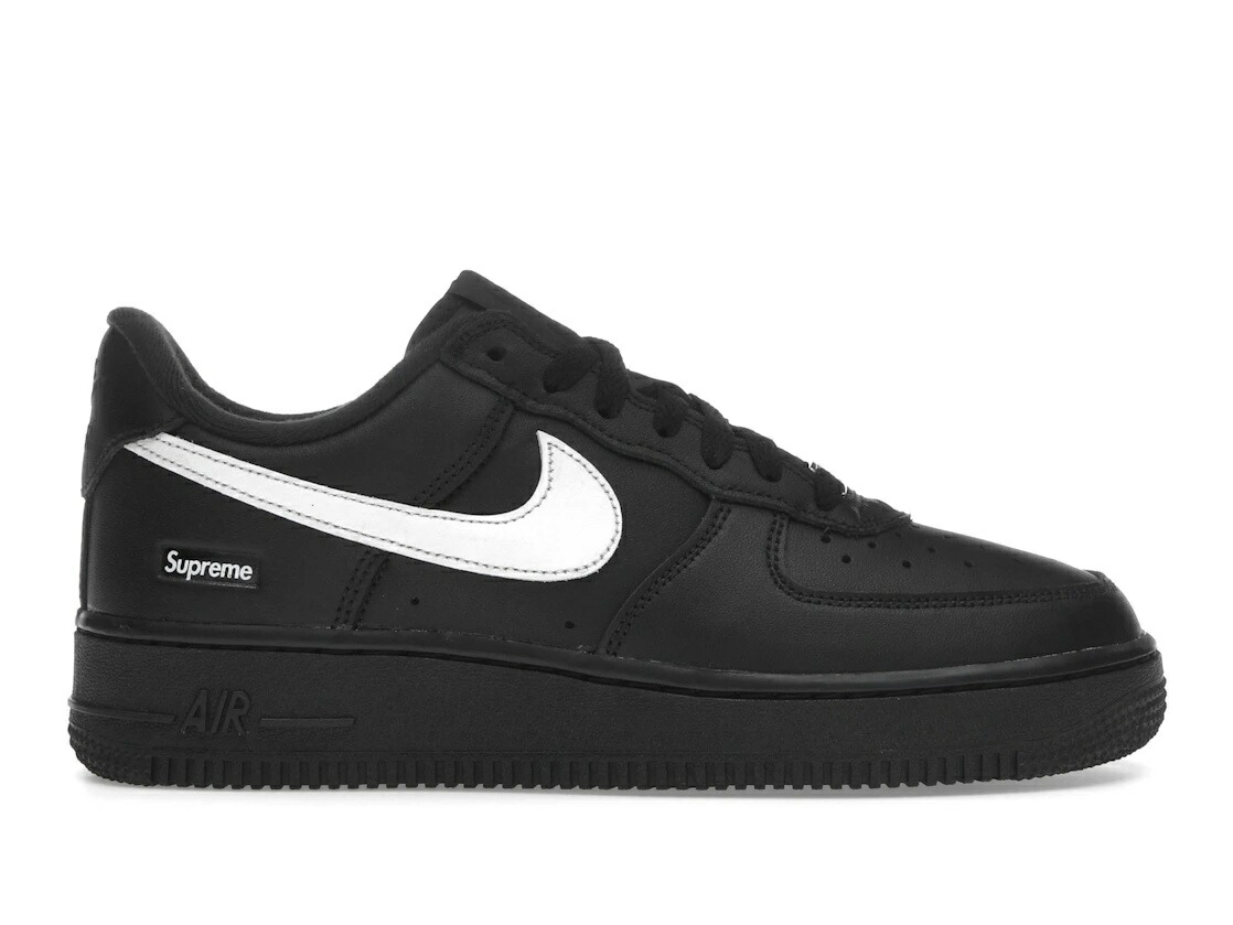 【今なら銀行割引引き換え証書き著す中】Nike Nike Air Force 1 Low Supreme Black White ナイキ CU9225-002 メンズ スニーカー 駈けっくらシューズ 19SX-20260508125615-238