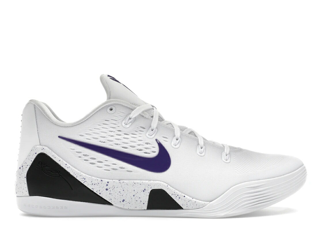 【今なら銀行割引引き換え証書き著す中】Nike Nike Kobe 9 Elite Low EM Protro White Court Purple ナイキ IH1401-100 メンズ スニーカー 駈けっくらシューズ 19SX-20260508125615-287
