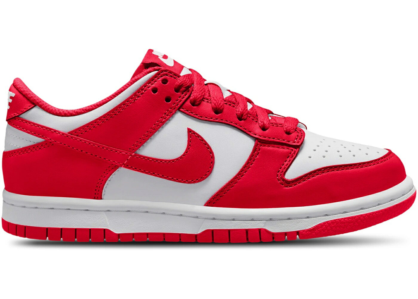 ＼百貨店大売り出し／1000円引き換え証書き著す中！Nike Nike Dunk Low White University Red (GS) ナイキ FB9109-119 メンズ スニーカー 駈けっくらシューズ 19SX-20260508125615-790