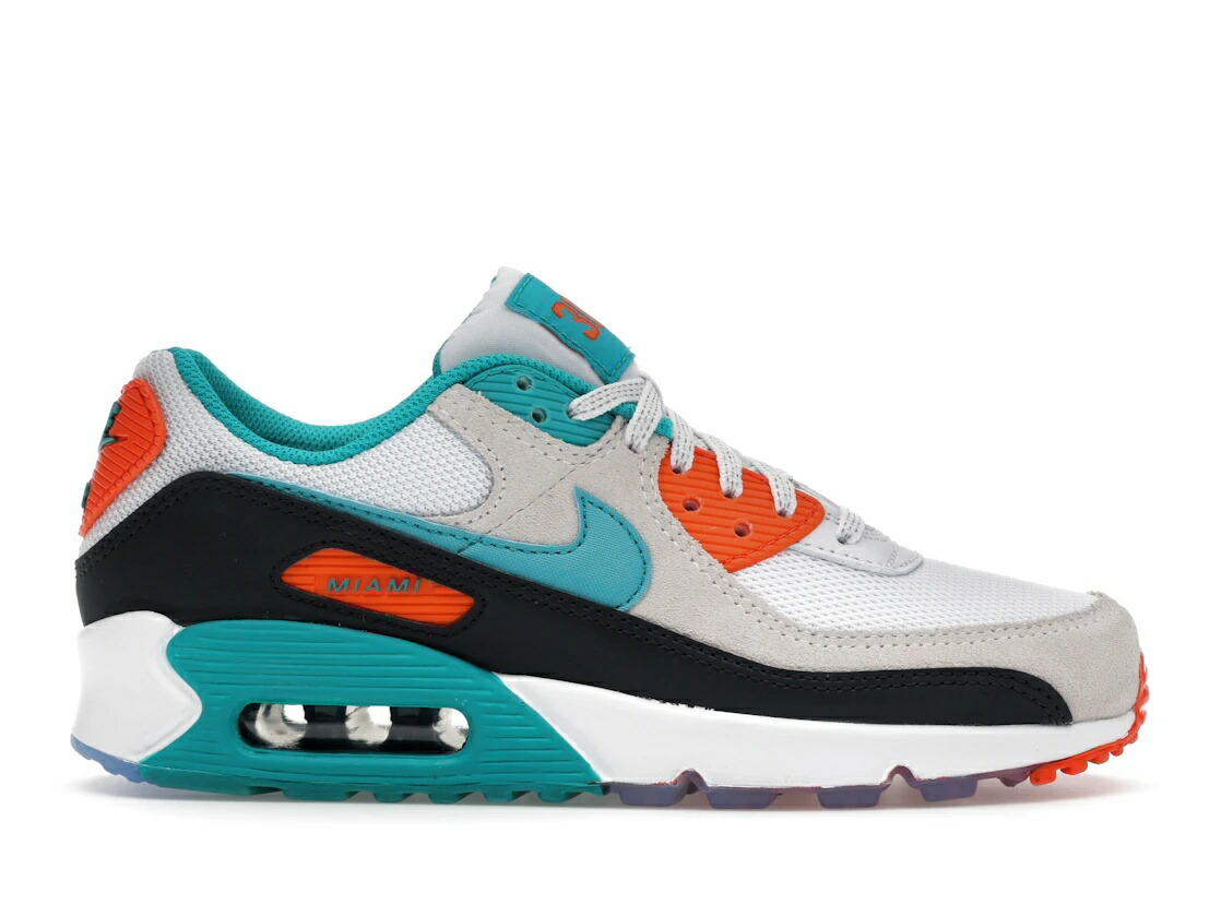 ＼百貨店大売り出し／1000円引き換え証ふり出し中！Nike Nike Air Max 90 Miami Dolphins ナイキ II7590-100 メンズ スニーカー 駈けっくらシューズ 19SX-20260508125615-912