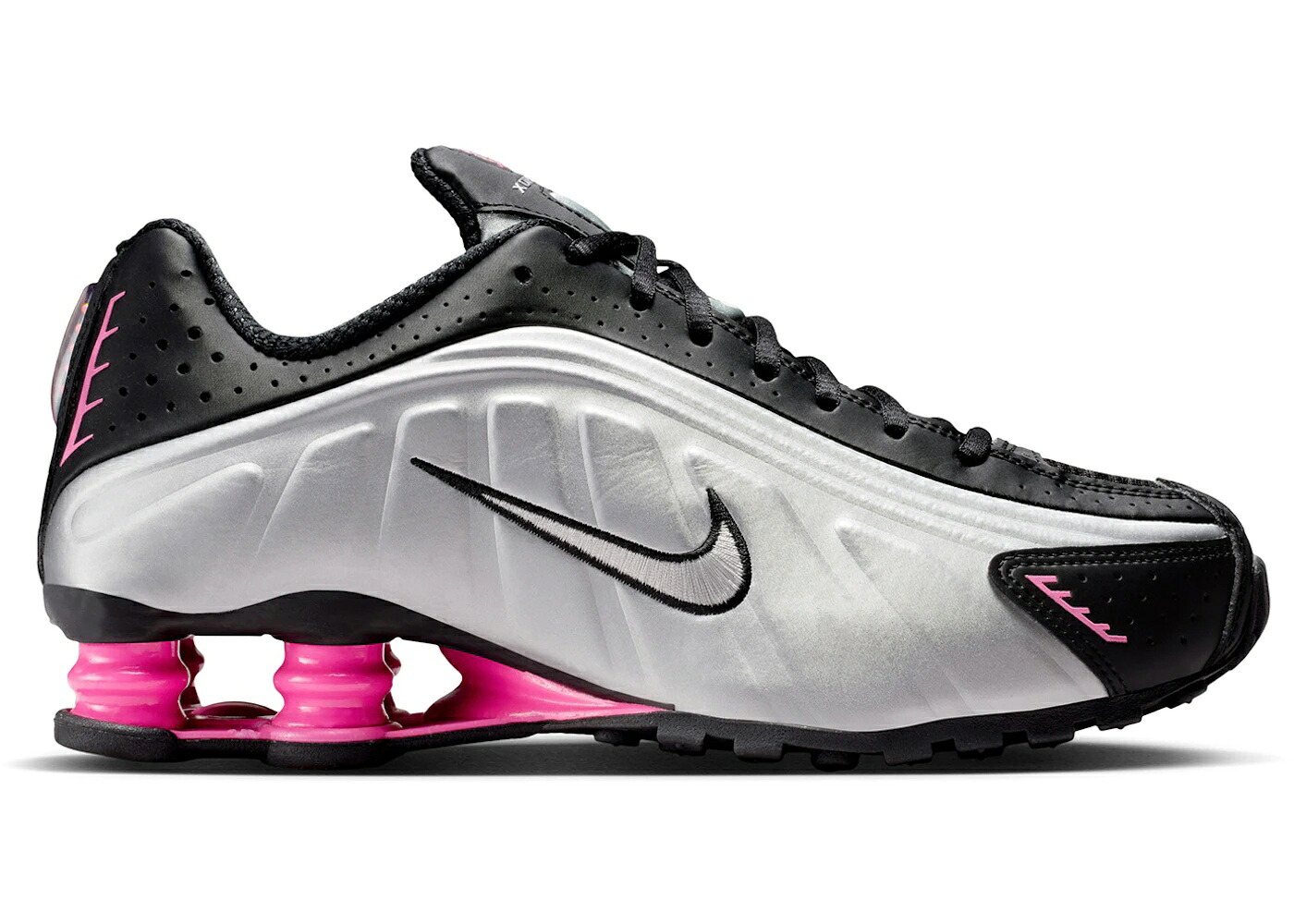 【今なら割り引き引き換え証ふり出し中】Nike Nike Shox R4 Black Metallic Silver Pinksicle (Women\u0027s) ナイキ AR3565-012 ウィメンズ レディース スニーカー 駈けっくらシューズ 19SX-20260508125615-939