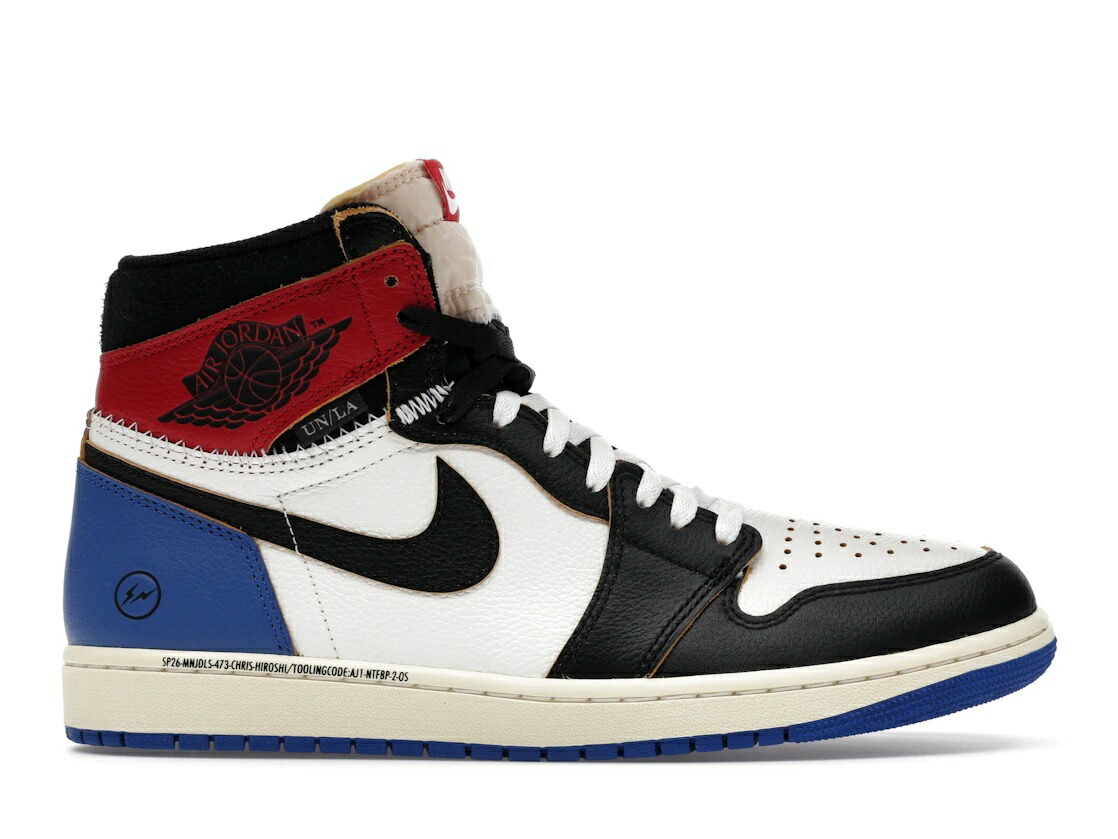 ＼百貨店大売り出し／1000円引き換え証書き著す中！Jordan Jordan 1 Retro High OG SP Fragment x Union 天使の都市 Varsity Red Sport Royal Jordan IO7847-002 メンズ スニーカー 駈けっくらシューズ 19SX-20260508125615-1003