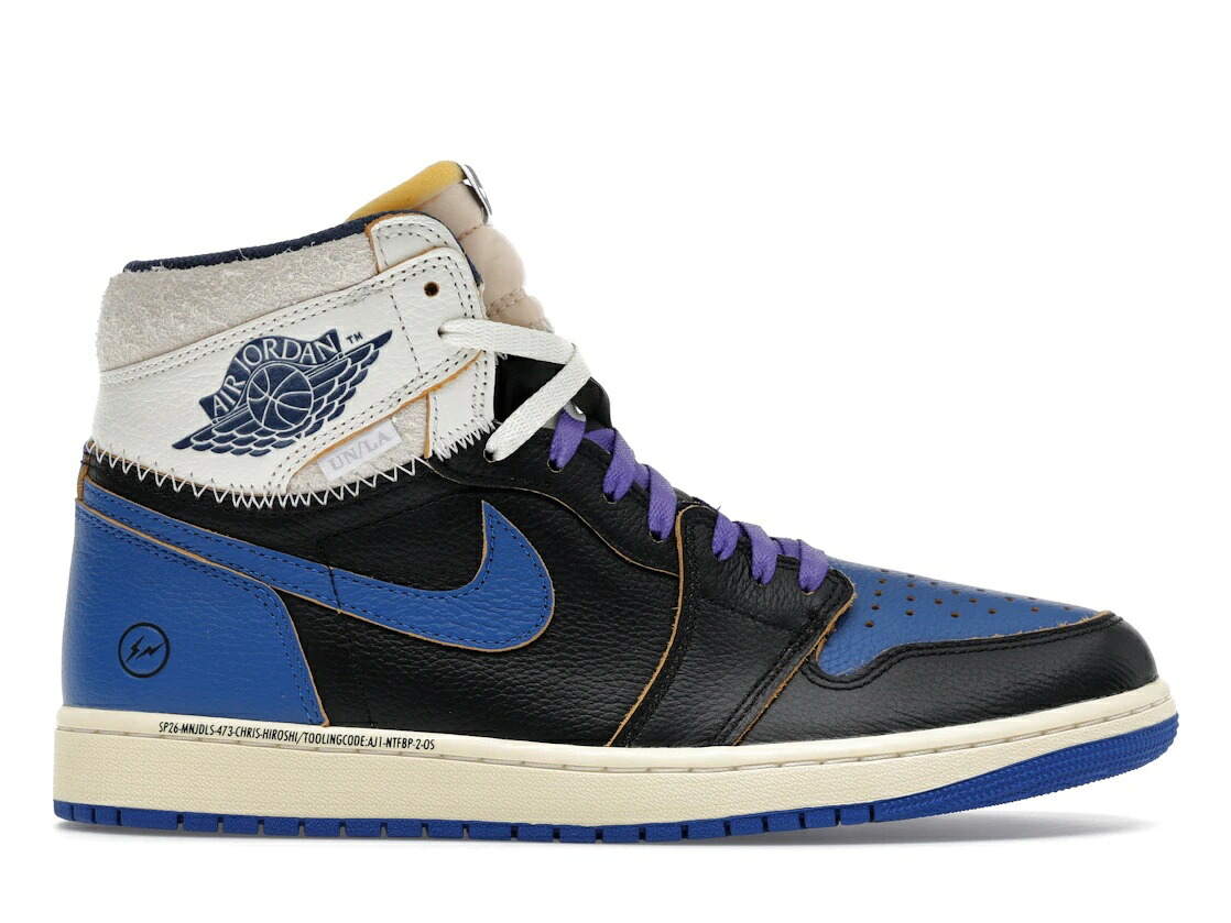 ＼百貨店大売り出し／1000円引き換え証書き著す中！Jordan Jordan 1 Retro High OG SP Fragment x Union 天使の都市 Sport Royal Jordan IO7847-001 メンズ スニーカー 駈けっくらシューズ 19SX-20260508125615-1081