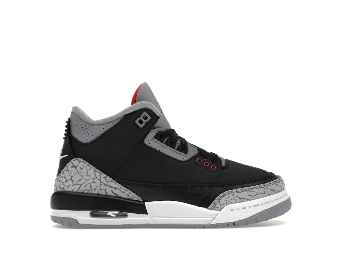 【今なら割り引き引き換え証ふり出し中】Jordan Jordan 3 Retro Black Cement (2024) (GS) Jordan DM0967-010 メンズ スニーカー 駈けっくらシューズ 19SX-20260508125615-1150