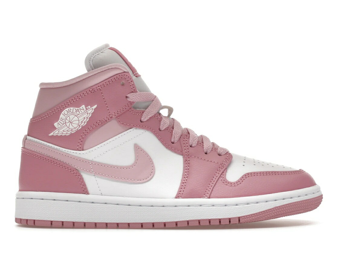【今なら銀行割引クーポン券振り出し中】Jordan Jordan 1 Mid Elemental Pink Iced Carmine (Women\u0027s) Jordan BQ6472-605 ウィメンズ レディース スニーカー 駈けっくらシューズ 19SX-20260508125615-1369