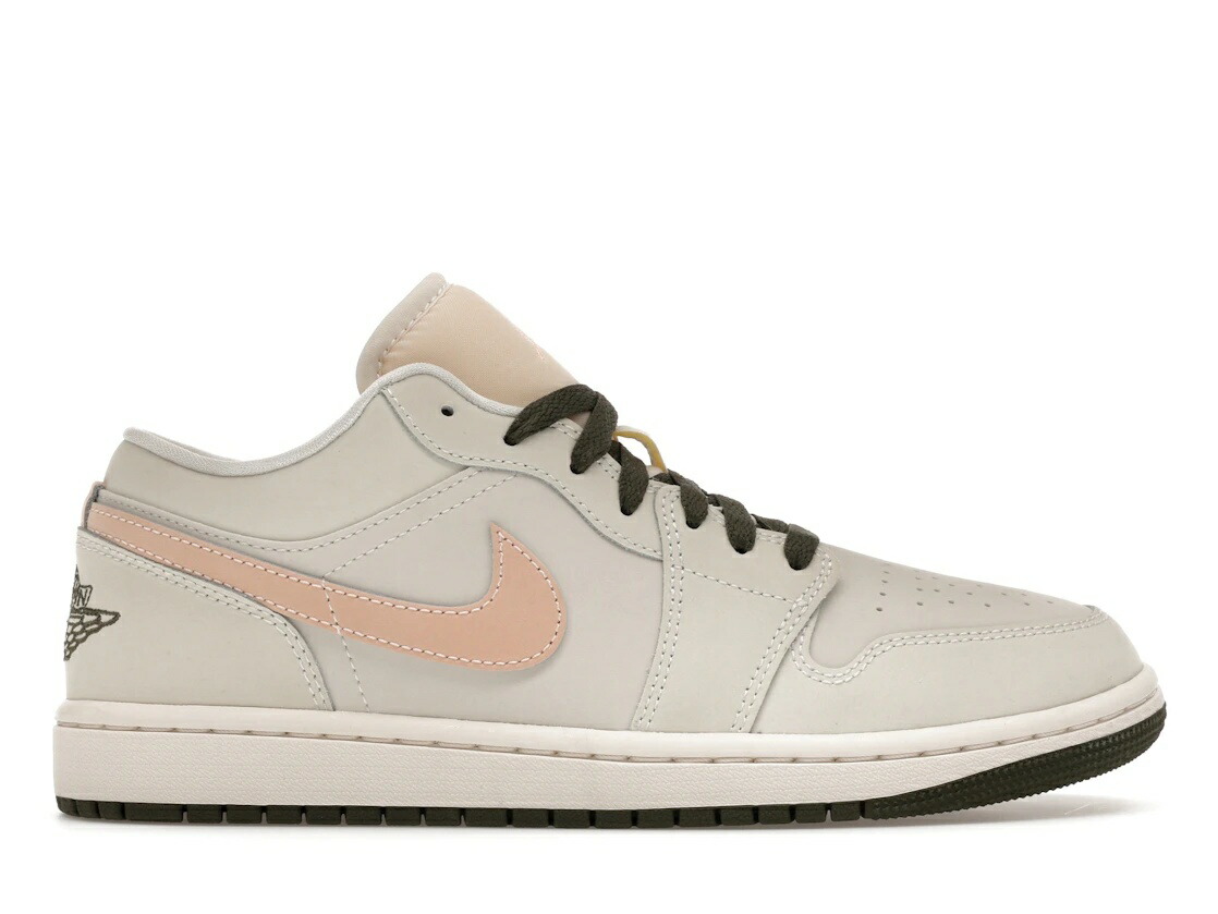 【今なら割り引き引き換え証ふり出し中】Jordan Jordan 1 Low Sail Crimson Tint Khaki (Women\u0027s) Jordan DC0774-111 ウィメンズ レディース スニーカー 駈けっくらシューズ 19SX-20260508125615-1689