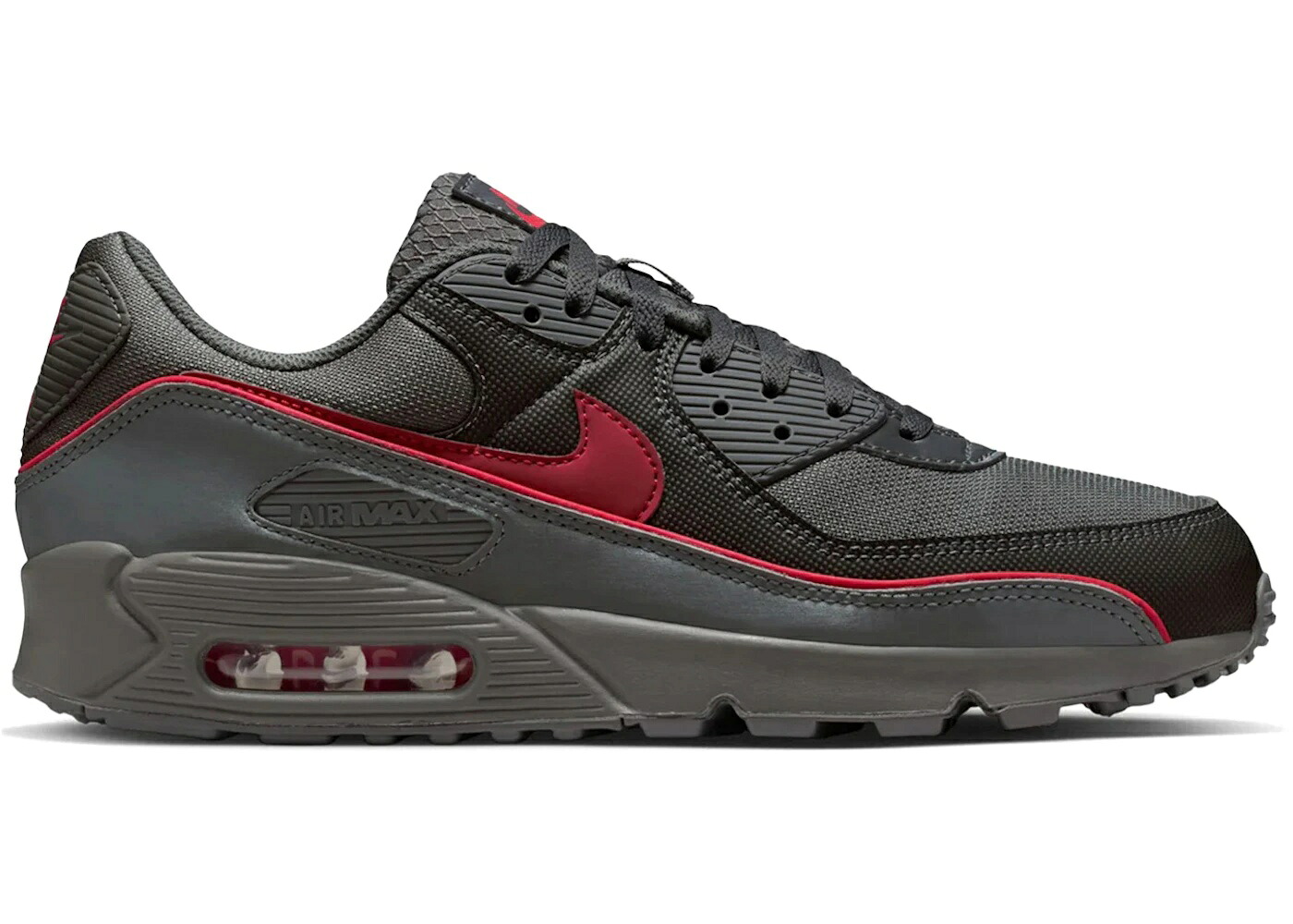 期間限定【1000円OFF】クーポン！Nike Nike Air Max 90 Premium Iron Grey University Red ナイキ HV4517-001 メンズ スニーカー ランニングシューズ 19SX-20260713220523-788｜HYPE GUARD【公式】店