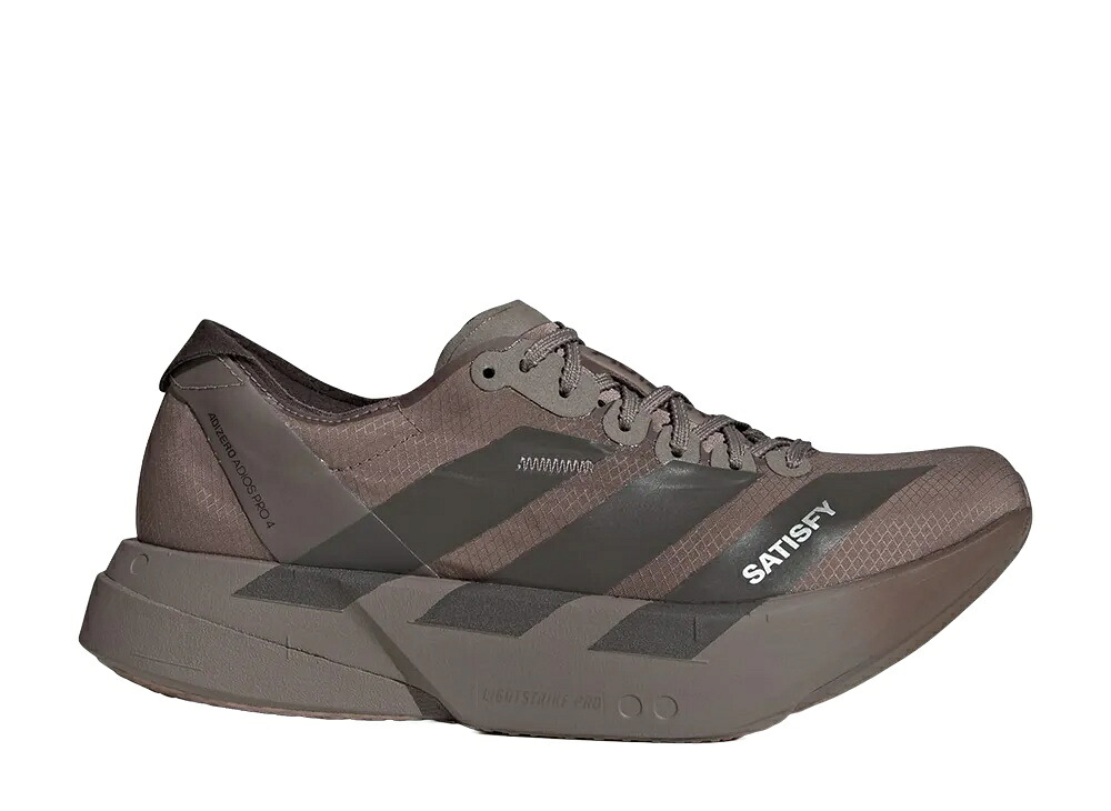 期間限定【1000円OFF】クーポン!adidas サティスファイ × アディダス アディゼロ アディオス プロ4 ブラウン/オーロラコーヒー アディダス KH8442 メンズ スニーカー ランニングシューズ 21SN-KH8442|HYPE GUARD【公式】店
