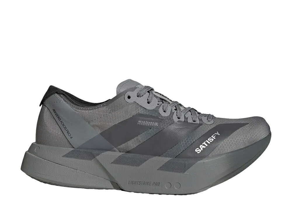 期間限定【1000円OFF】クーポン!adidas サティスファイ × アディダス アディゼロ アディオス プロ4 コアブラック/グレーファイブ アディダス KH8439 メンズ スニーカー ランニングシューズ 21SN-KH8439|HYPE GUARD【公式】店