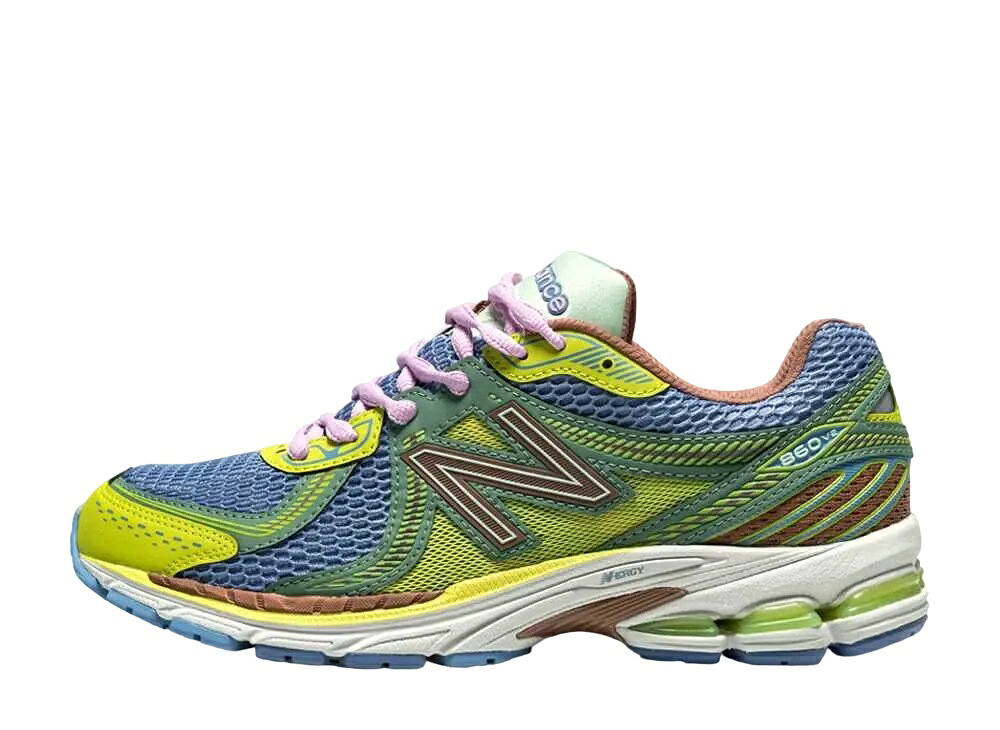 期間限定【1000円OFF】クーポン！New Balance アップゼア &times; ニューバランス 860V2 アシッドグリーン/ペリウィンクルブルー/カッパーブラウン ニューバランス ML860UP2 メンズ スニーカー ランニングシューズ 21SN-ML860UP2｜HYPE GUARD【公式】店 24,710円