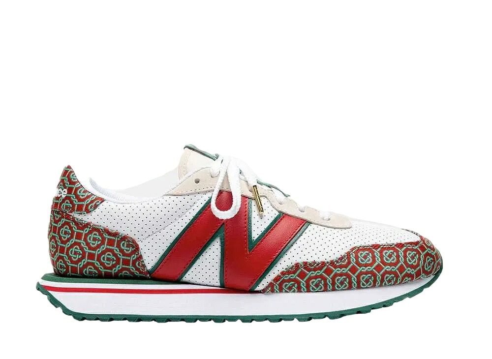 期間限定【1000円OFF】クーポン！New Balance カサブランカ &times; ニューバランス 237 レッドモノグラム ニューバランス MS237CBB メンズ スニーカー ランニングシューズ 21SN-MS237CBB｜HYPE GUARD【公式】店 20,519円