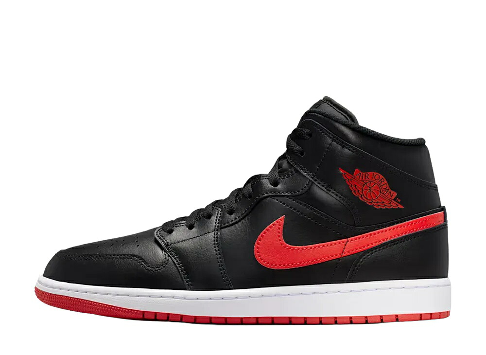 期間限定【1000円OFF】クーポン!Nike ナイキ エアジョーダン1 ミッド ブラック/ユニバーシティレッド ナイキ DQ8426-005 メンズ スニーカー ランニングシューズ 21SN-DQ8426-005|HYPE GUARD【公式】店