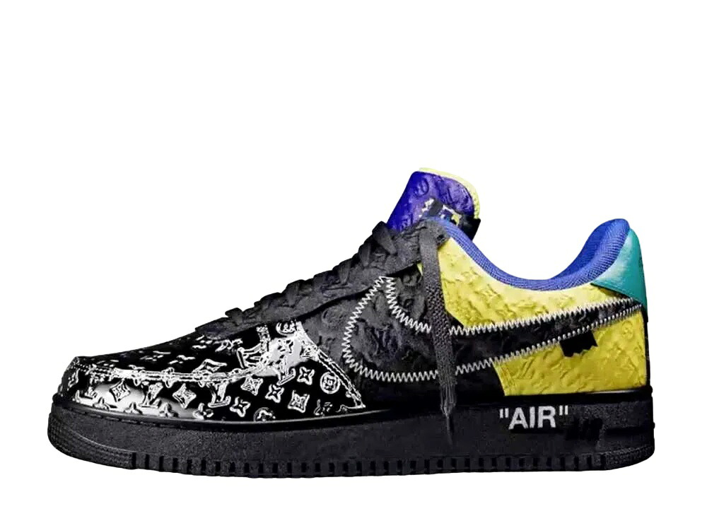 【今なら割引クーポン発行中】Nike ルイヴィトン &times; ナイキ エアフォース1 ロー バイ ヴァージル・アブロー シルバー & マルチカラー パッチワーク ナイキ 1A9VCC メンズ スニーカー ランニングシューズ 21SN-1A9VCC｜HYPE GUARD【公式】店