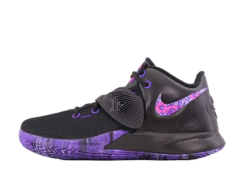 期間限定【1000円OFF】クーポン！Nike ナイキ カイリー フライトラップ 3 ブラック/フィアス パープル ナイキ CD0191-006 メンズ スニーカー ランニングシューズ 21SN-CD0191-006｜HYPE GUARD【公式】店