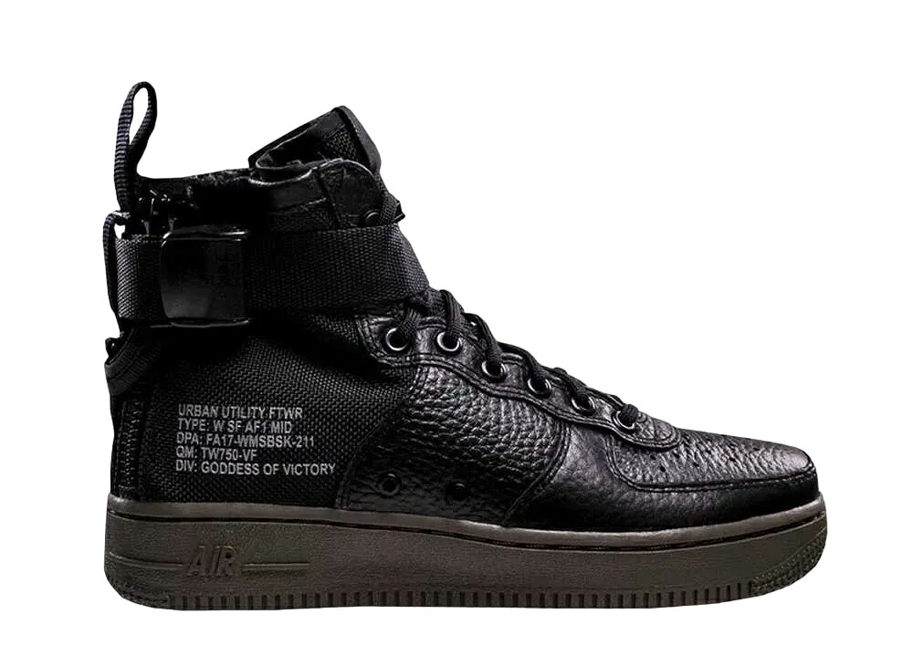 期間限定【1000円OFF】クーポン!Nike ナイキ ウィメンズ SF エアフォース1 ミッド ブラック ダーク ヘーゼル ナイキ AA3966-003 ウィメンズ レディース スニーカー ランニングシューズ 21SN-AA3966-003|HYPE GUARD【公式】店
