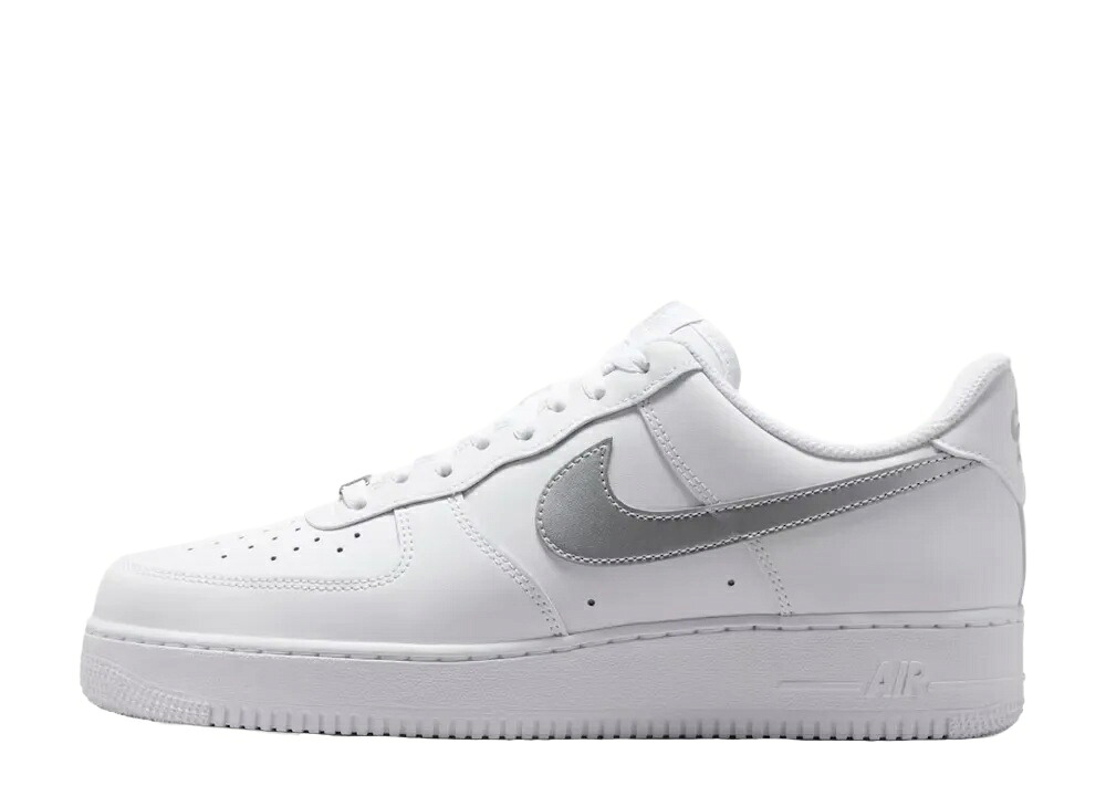 期間限定【1000円OFF】クーポン！Nike ナイキ エアフォース1 ロー '07 ホワイト/メタリックシルバー ナイキ FJ4146-134 メンズ スニーカー ランニングシューズ 21SN-FJ4146-134｜HYPE GUARD【公式】店