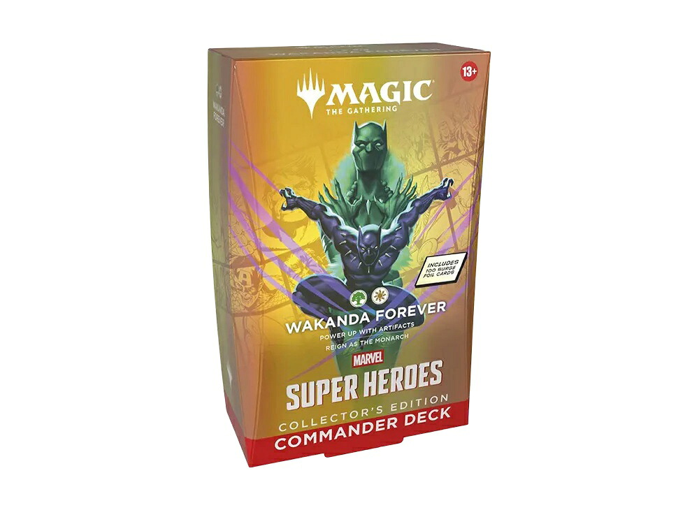 期間限定【1000円OFF】クーポン！Trading cards マジックザギャザリング 統率者デッキ:コレクターズエディション「マーベル スーパー・ヒーローズ ワガンダは永遠なり」英語版 Trading cards 836011 ホビー コレクション トレーディングカード 21SN-836011｜HYPE GUARD【公式】店 26,483円