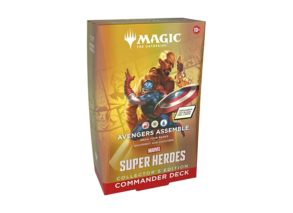 期間限定【1000円OFF】クーポン!Trading cards マジックザギャザリング 統率者デッキ:コレクターズエディション「マーベル スーパー・ヒーローズ アベンジャーズ・アッセンブル」英語版 Trading cards 836010 ホビー コレクション トレーディングカード 21SN-836010|HYPE GUARD【公式】店