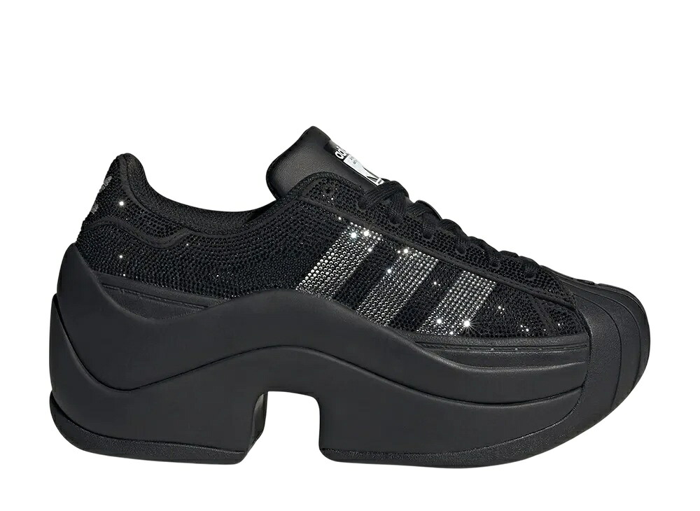期間限定【1000円OFF】クーポン！adidas アディダス ウィメンズ スーパースター ボールド コアブラック/シルバーメタリック/クラウドホワイト アディダス IH1663 ウィメンズ レディース スニーカー ランニングシューズ 21SN-IH1663｜HYPE GUARD【公式】店 31,135円