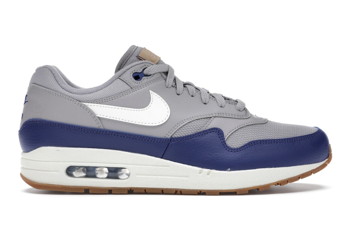 当店最大P28倍!!マラソン開催中!!Nike Air Max 1 Atmosphere Grey Deep Royal Blue ナイキ エア マックス 1 AH8145-008 メンズ スニーカー ランニングシューズ 19SX-20220927140304-003-002