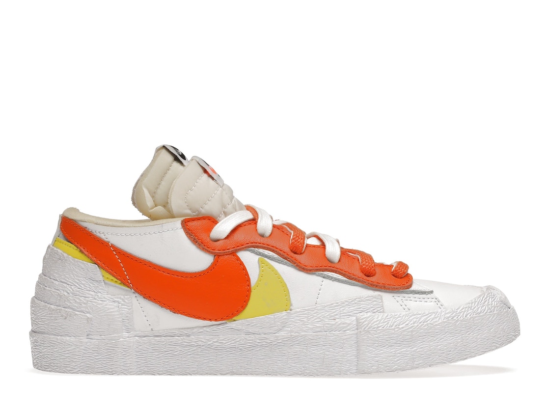 数量限定【1000円クーポン】Nike サカイ × ブレーザー ロー ホワイト マグマオレンジ Blazer Low \