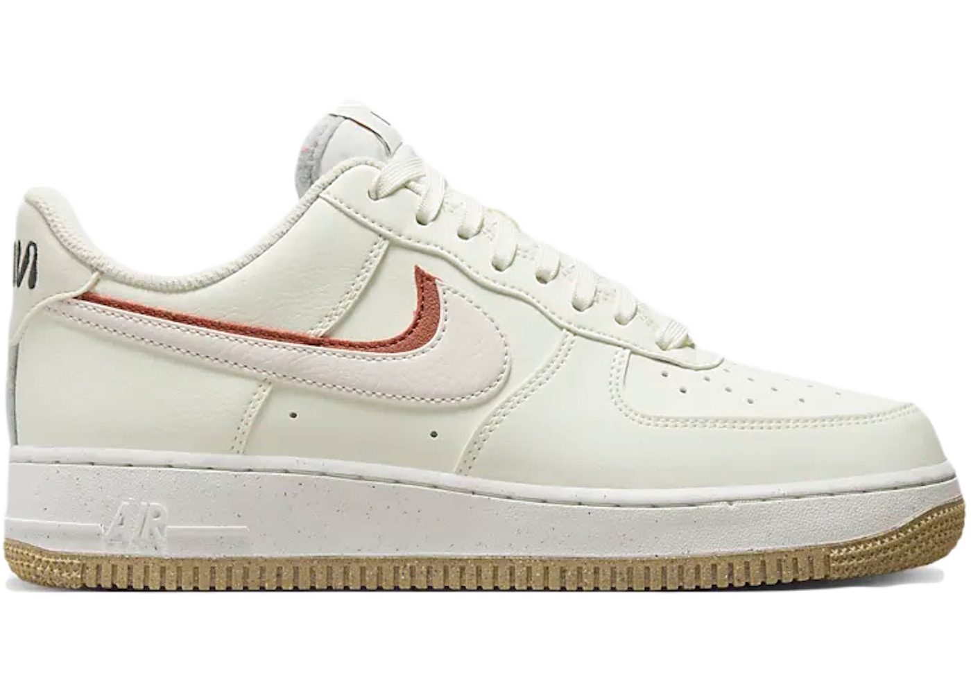 ＼百貨店大売り出し／1000円引き換え証書き著す中！Nike Air Force 1 Low 82 Double Swoosh Sail Cinnabar Phantom (Women\u0027s) ナイキ エア湖 フォース 1 置き目 DX6065-101 ウィメンズ レディース スニーカー 駈けっくらシューズ 19SX-20230608130529-090