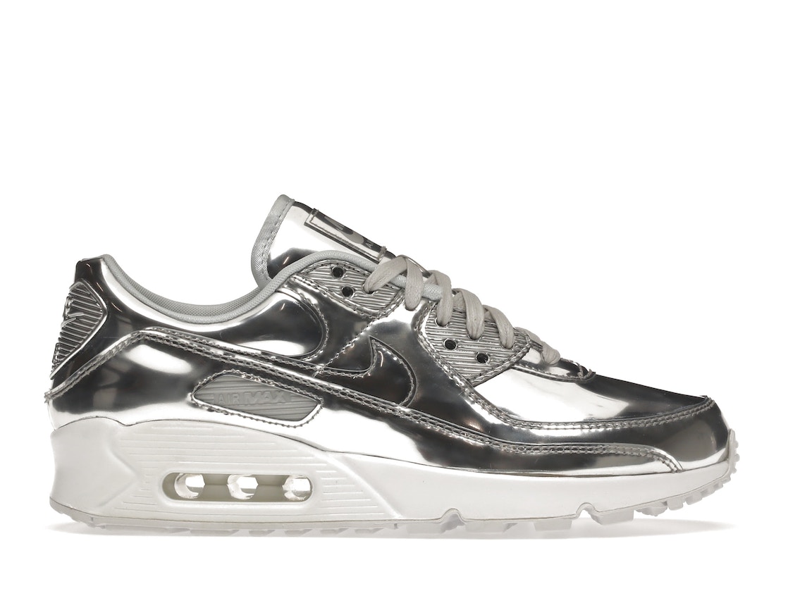 【今なら割引クーポン発行中】Nike エア マックス 90 メタリックシルバー (2020) (ウィメンズ) Air Max 90 \