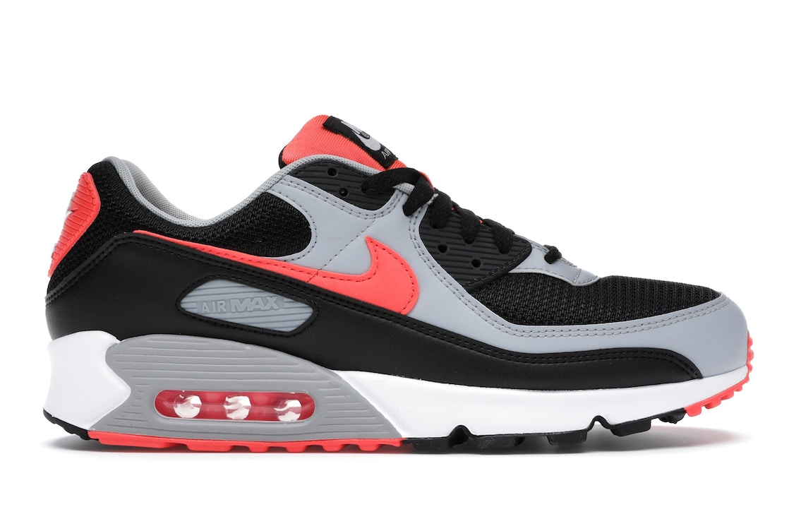【今なら銀行割引クーポン券振り出し中】Nike エア湖マックス90 \"\""ラディアントレッド\""\"" Air Max 90 \""\""Black Radiant Red Wolf Grey\""\"" ナイキ CZ4222-001 エア湖 マックス 90 19SX-20220918105548-115"