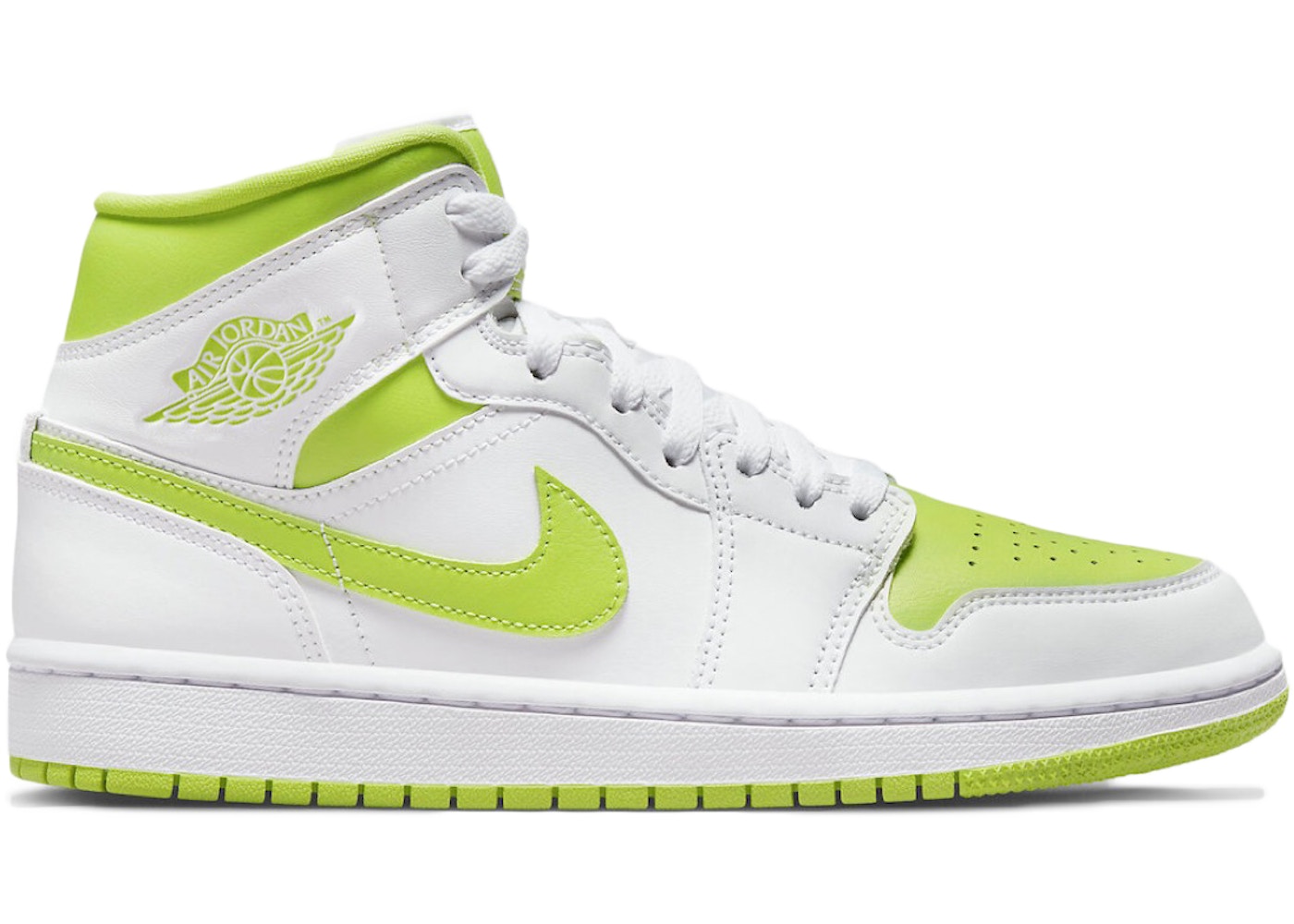 【今なら割引クーポン発行中】!Jordan ナイキ ウィメンズ エアジョーダン1 ミッド ""ホワイト ライム"" 1 Mid ""White Lime (Women's)"" ナイキ エアジョーダン1 ミッド BQ6472-131 ウィメンズ レディース スニーカー ランニングシューズ|HYPE GUARD【公式】店