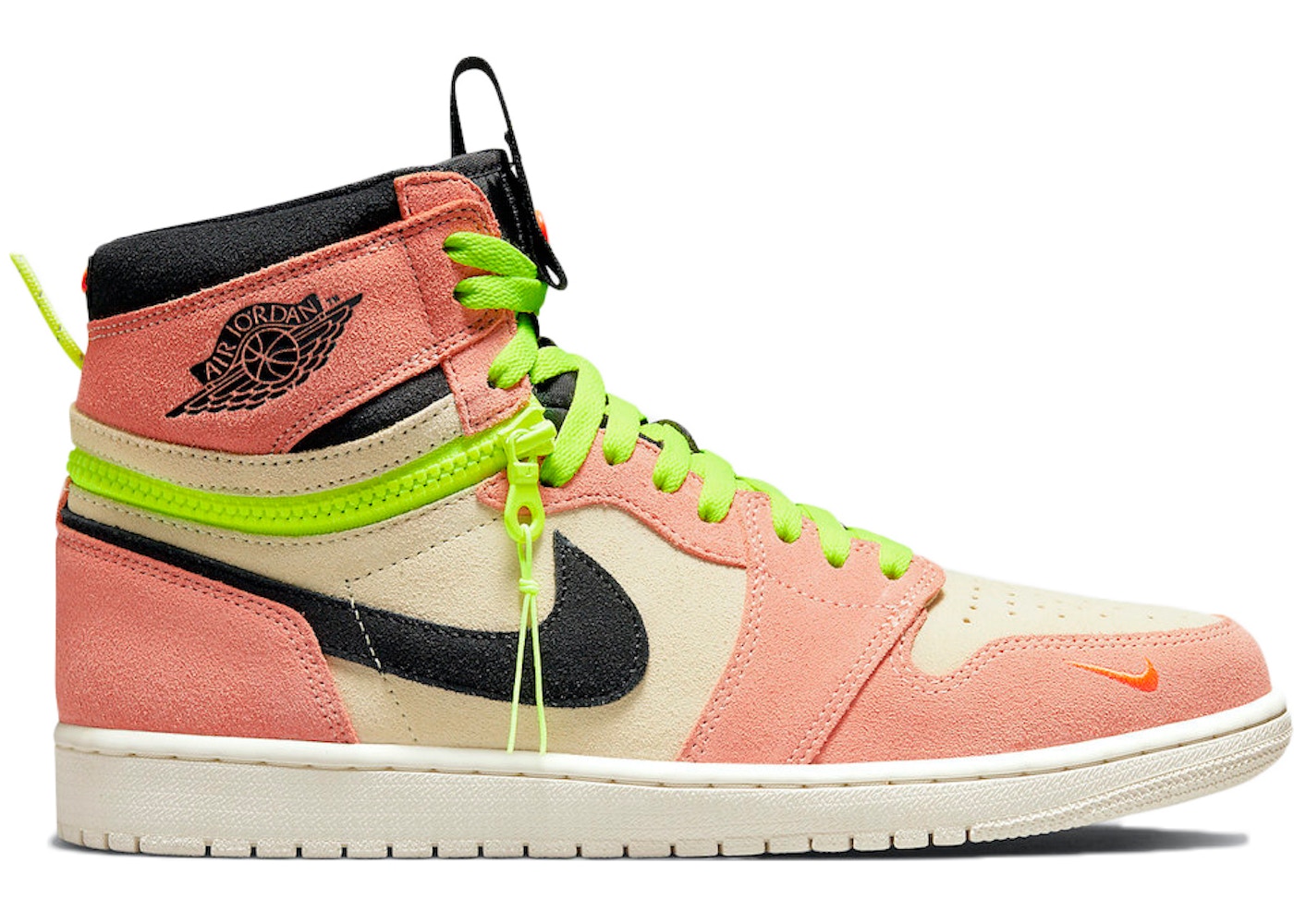 期間限定【1000円OFF】クーポン!Jordan ナイキ エアジョーダン 1 ハイ スウィッチ ""ピーチ アンド ネオン"" 1 High Switch ""Peach"" ナイキ エアジョーダン 1 ハイ スウィッチ CW6576-800 メンズ スニーカー ランニングシューズ 19SX-20221031212805-004|HYPE GUARD【公式】店